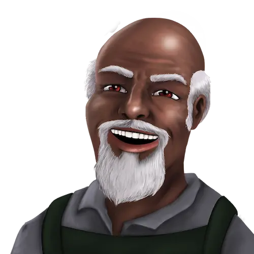 A smiling old man for Notorious_BLT's D&D Character