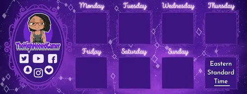 Stream Schedule for HighheeledGamer on Twitch