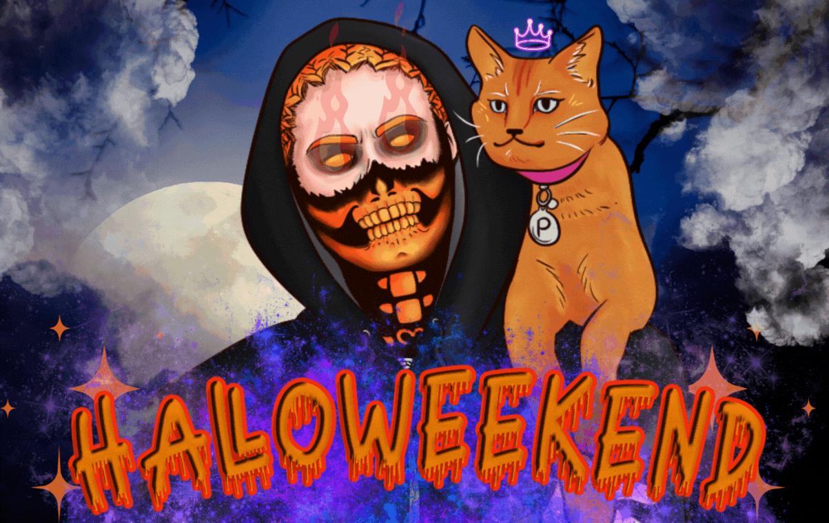 A halloween themed album cover for Kenny2x