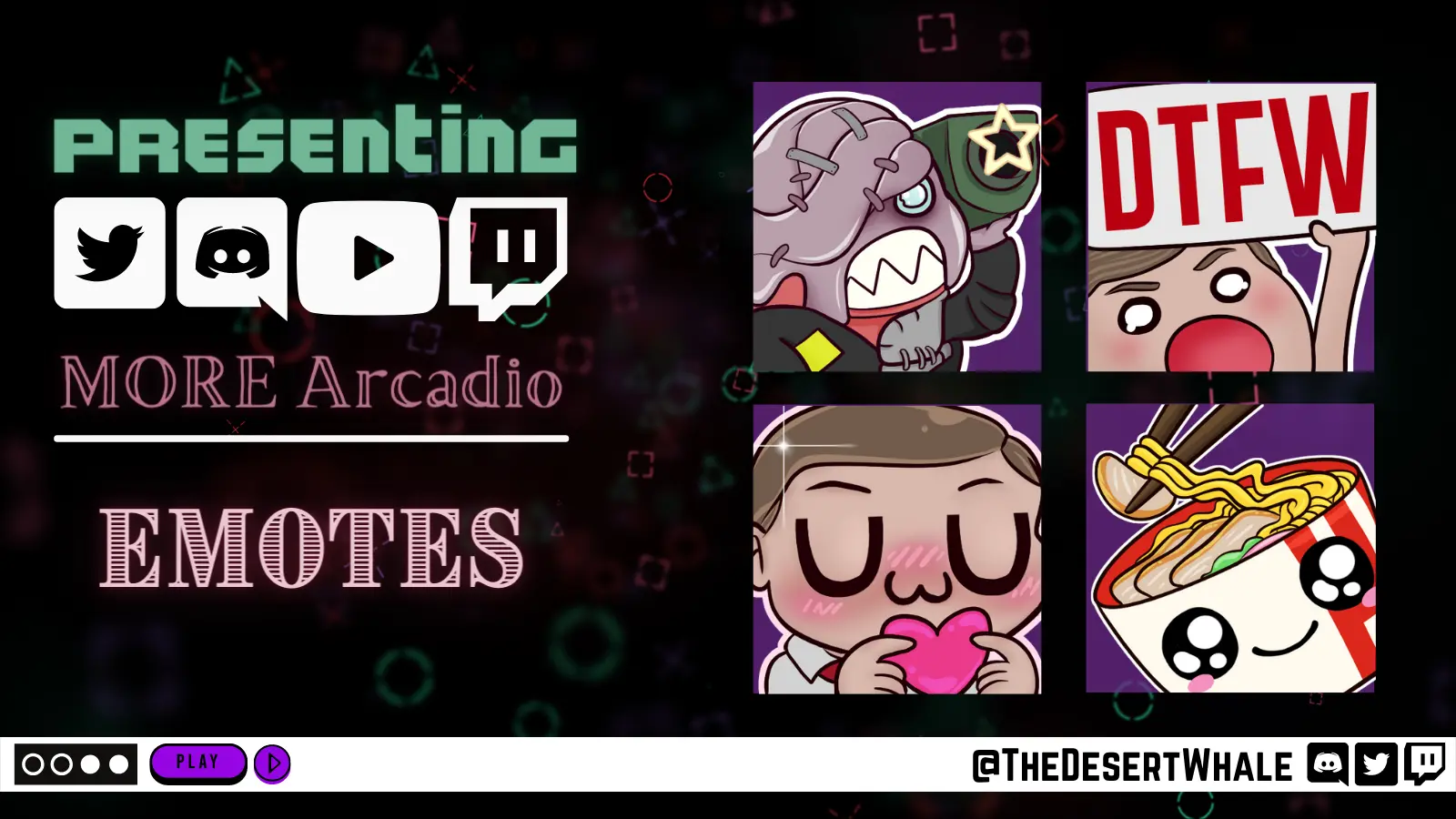 Another set of emotes for Arcadio