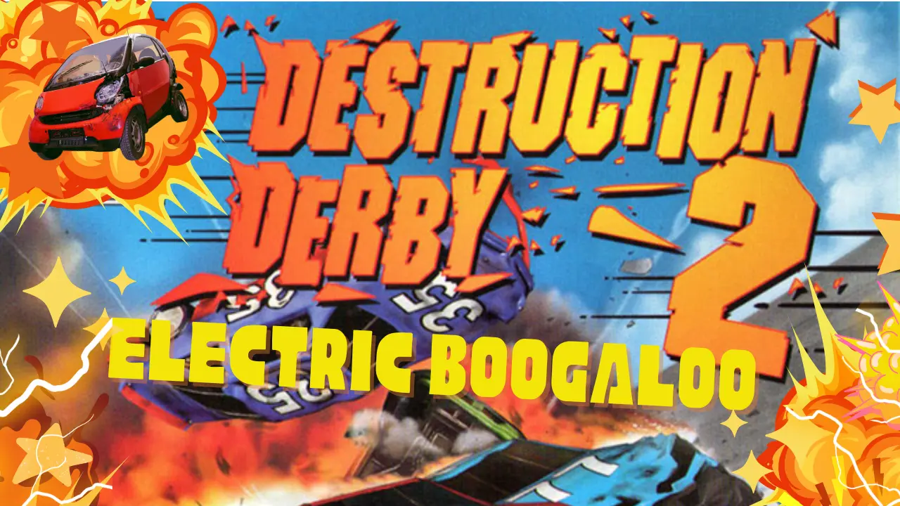 A YouTube thumbnail for Desert's Destruction Derby video