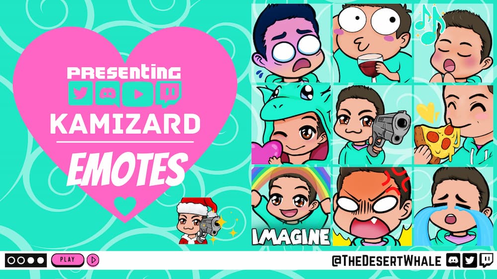 A collection of Emotes for Kamizard