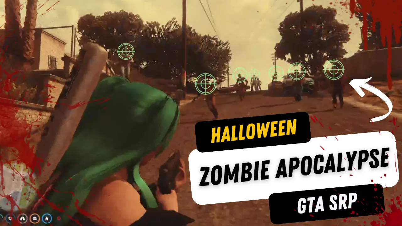 Youtube thumbnail image for GTA Zombie halloween event